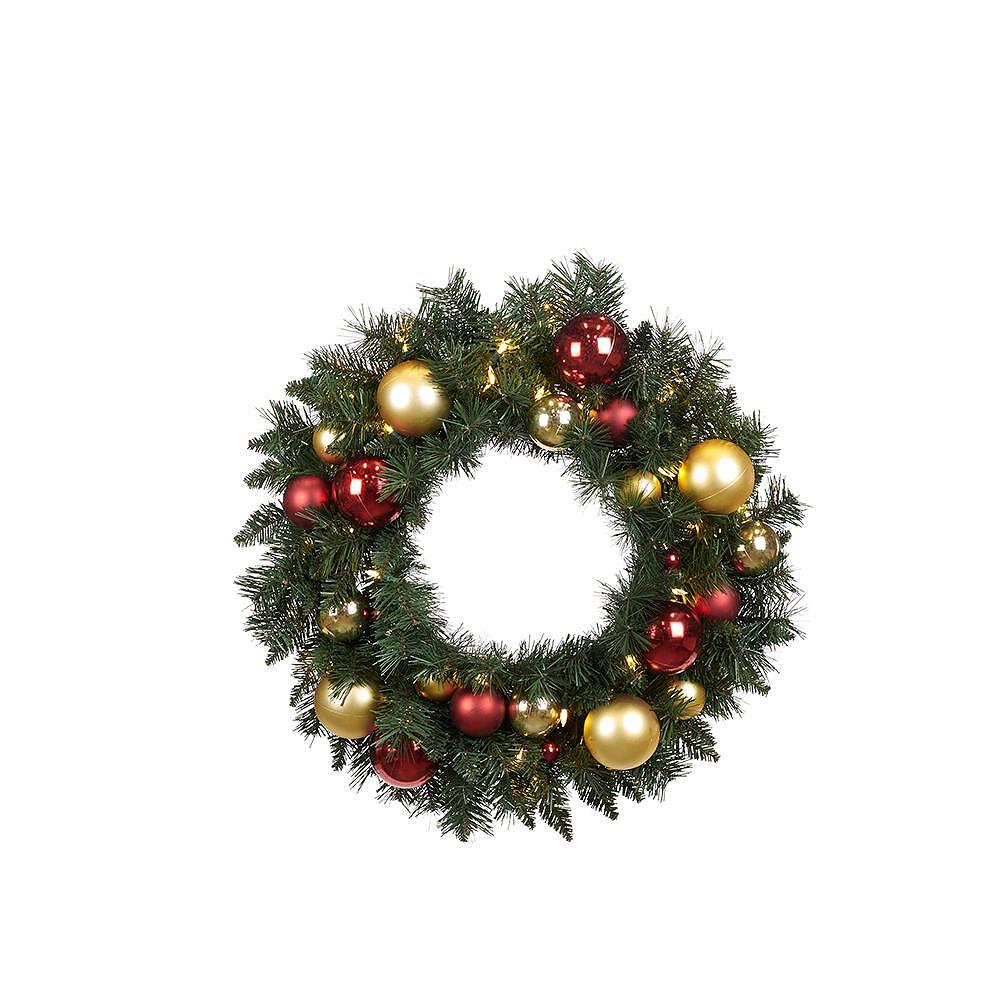 КОЛЕДЕН LED ВЕНЕЦ WREATH 60СМ