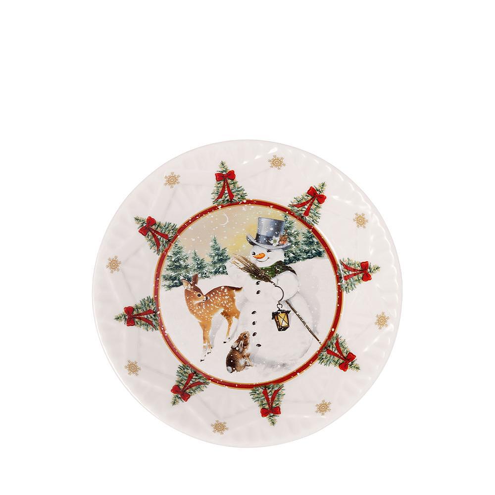 КОЛЕДНА ЧИНИЙКА VILLEROY&BOCH SNOWMAN WITH ANIMALS 17 СМ