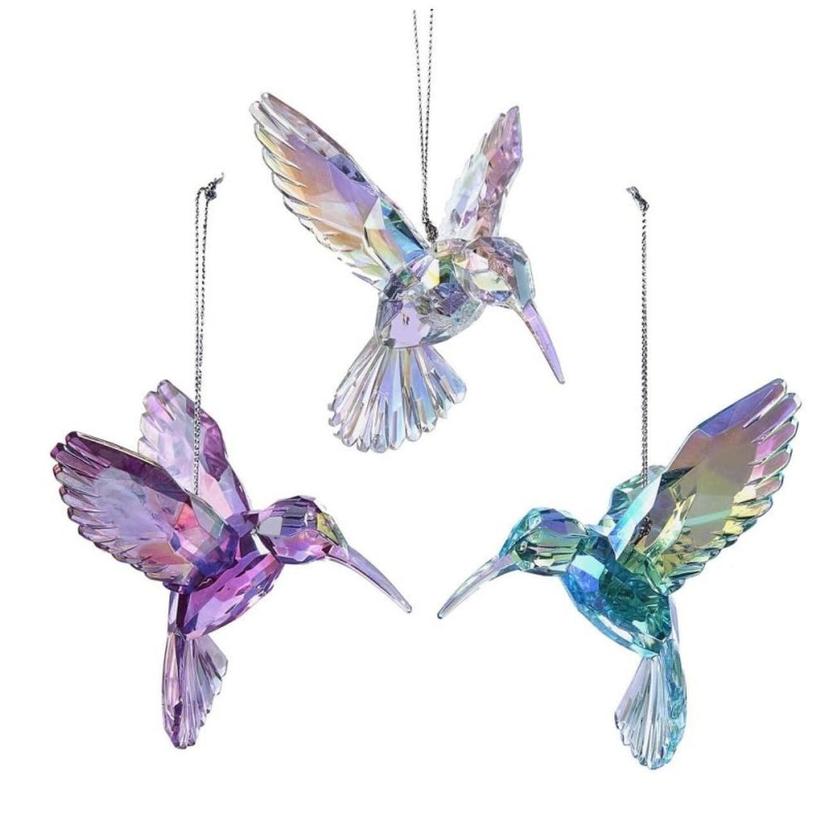КОЛЕДНА ИГРАЧКА КОЛИБРИ IRRIDESCENT HUMMINGBIRD