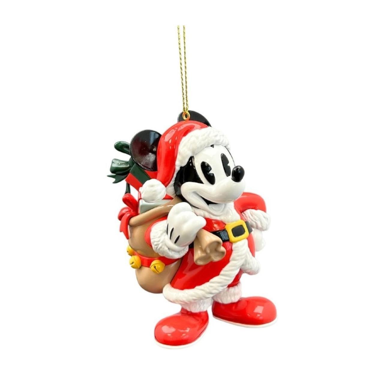 КОЛЕДНА ИГРАЧКА ЗА ЕЛХА MICKEY VINTAGE SANTA 3D DISNEY