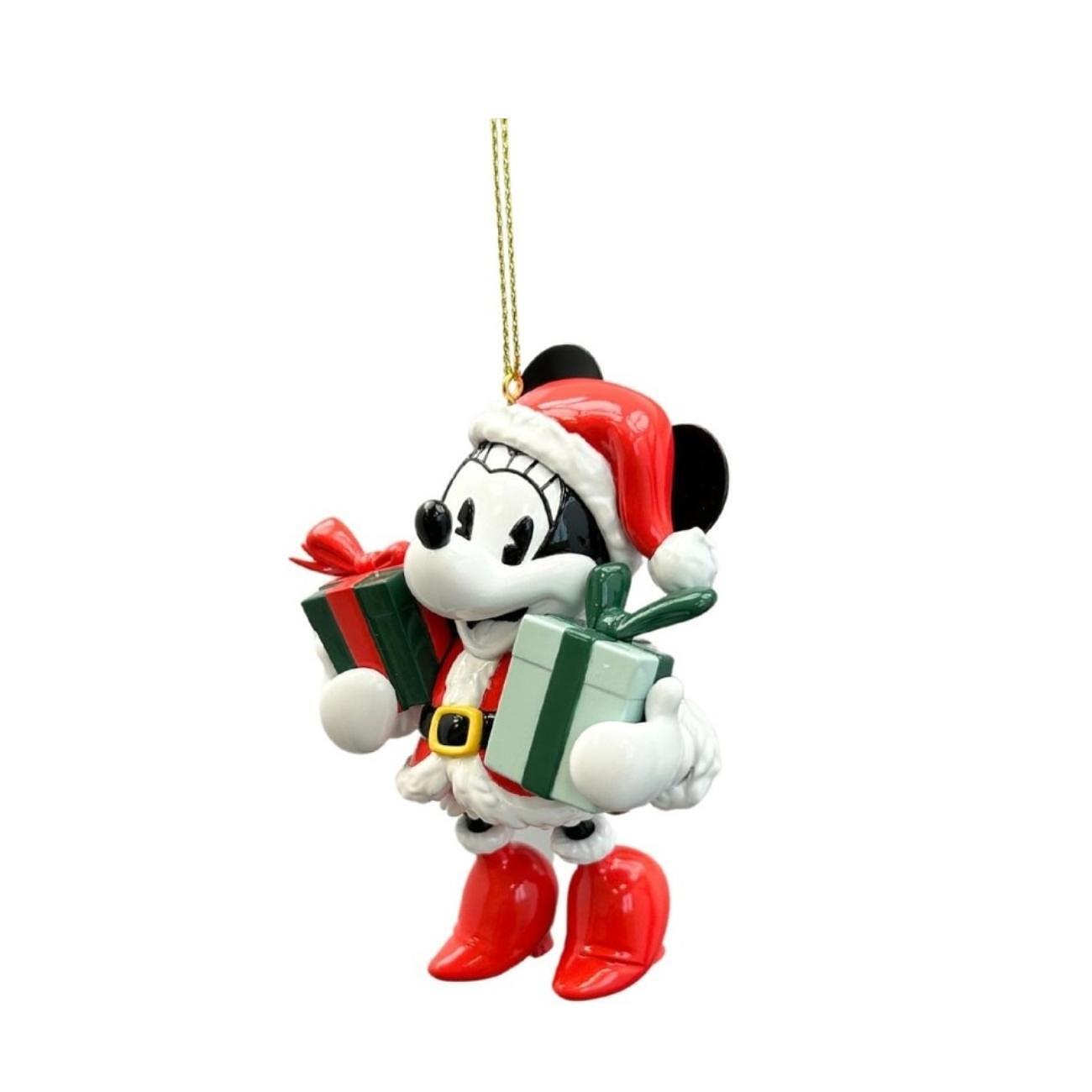 КОЛЕДНА ИГРАЧКА ЗА ЕЛХА MINNIE VINTAGE SANTA 3D DISNEY