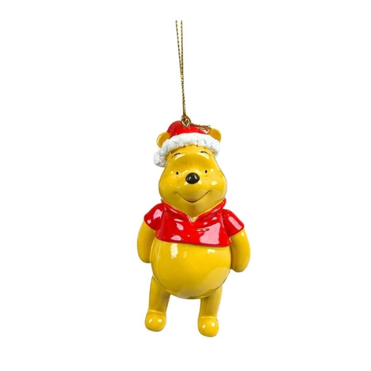 КОЛЕДНА ИГРАЧКА ЗА ЕЛХА POOH КОЛЕД ШАПКА 3D DISNEY