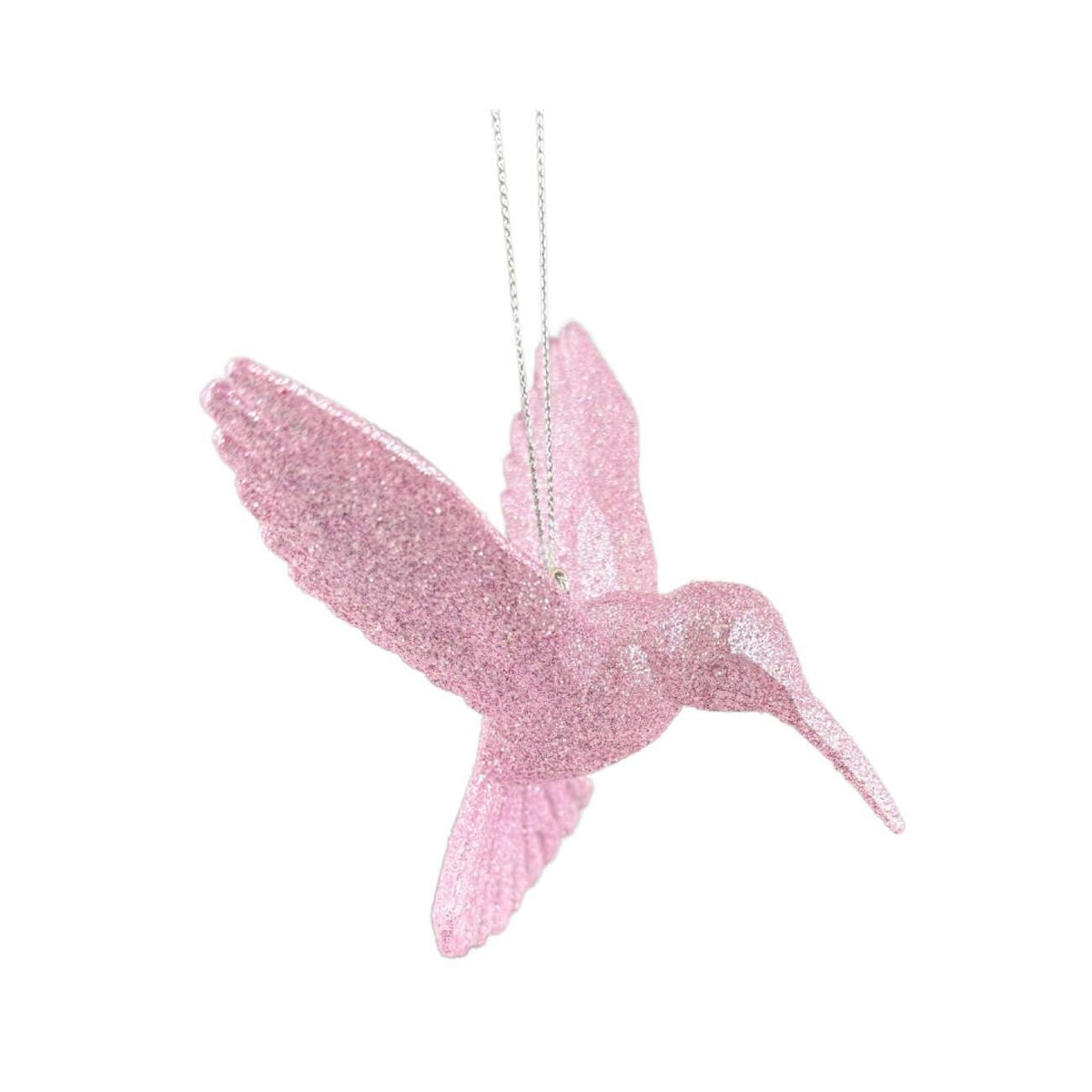 КОЛЕДНА ИГРАЧКА ЗА ЕЛХА РОЗОВО КОЛИБРИ HUMMINGBIRD