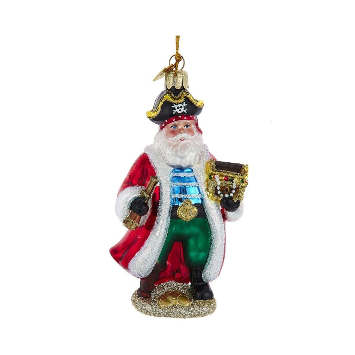 КОЛЕДНА ИГРАЧКА ЗА ЕЛХА SANTA PIRATE 11,5СМ