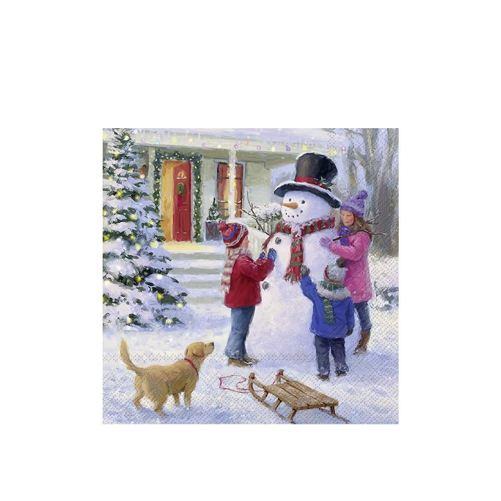 САЛФЕТКИ IHR FUN WITH THE SNOWMAN