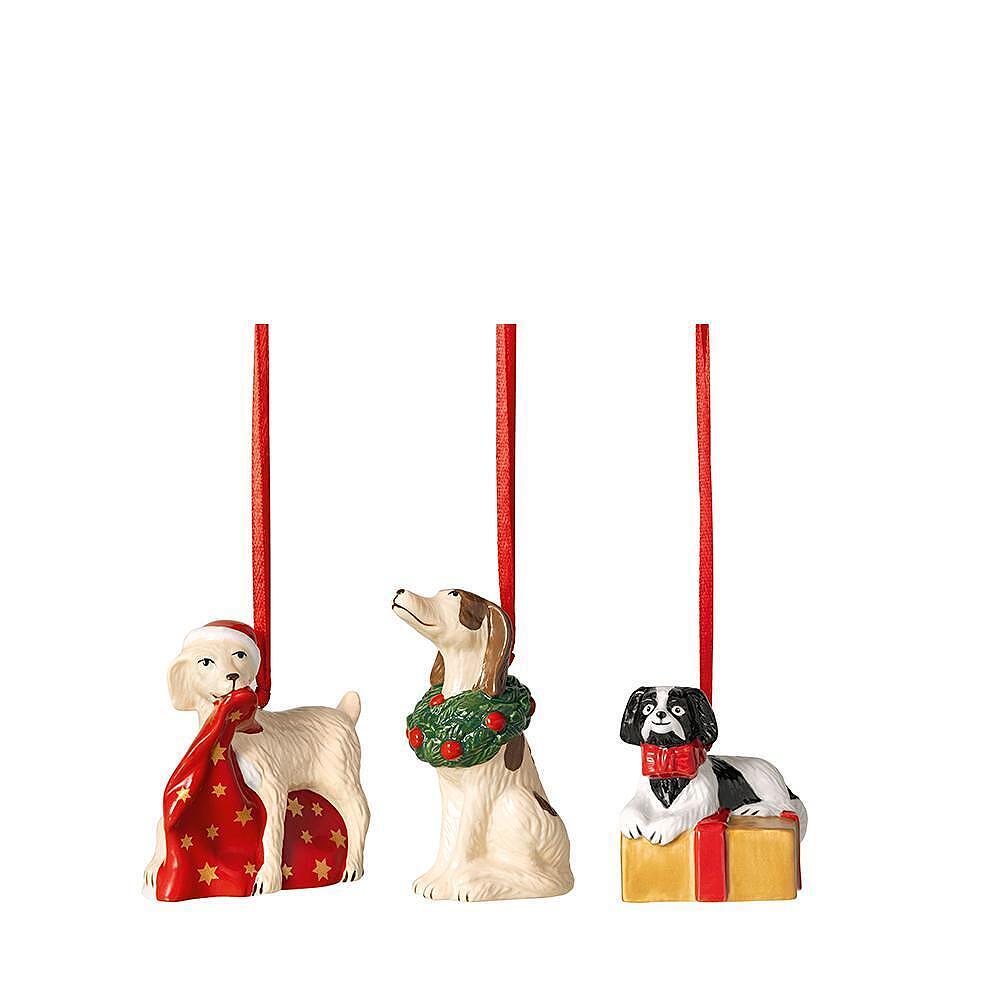 КОМПЛЕКТ ИГРАЧКИ ЗА ЕЛХА VILLEROY&BOCH DOGS 3БР - VB 5/5/7.5СМ