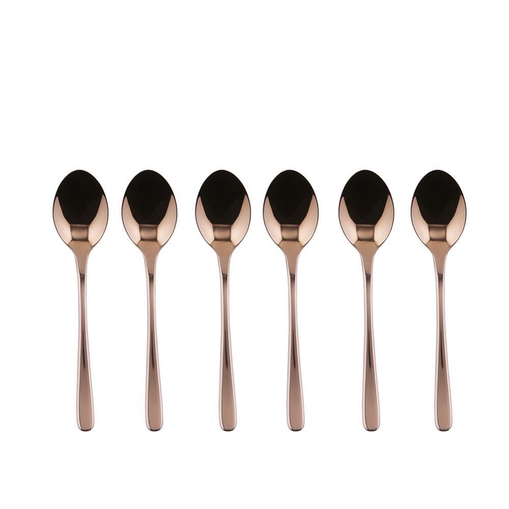 КОМПЛЕКТ ДЕСЕРТНА ЛЪЖИЧКА TASTE PVD COPPER 6 Ч