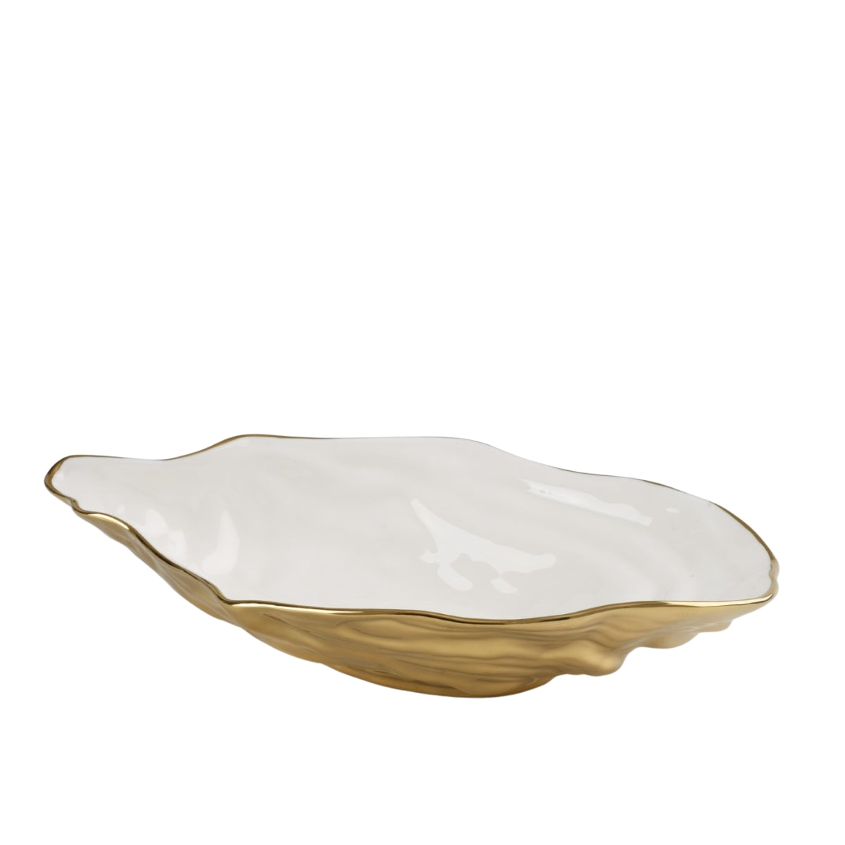 ГОЛЯМА КУПА PAMPA BAY OYSTER D33 СМ WHITE/GOLD