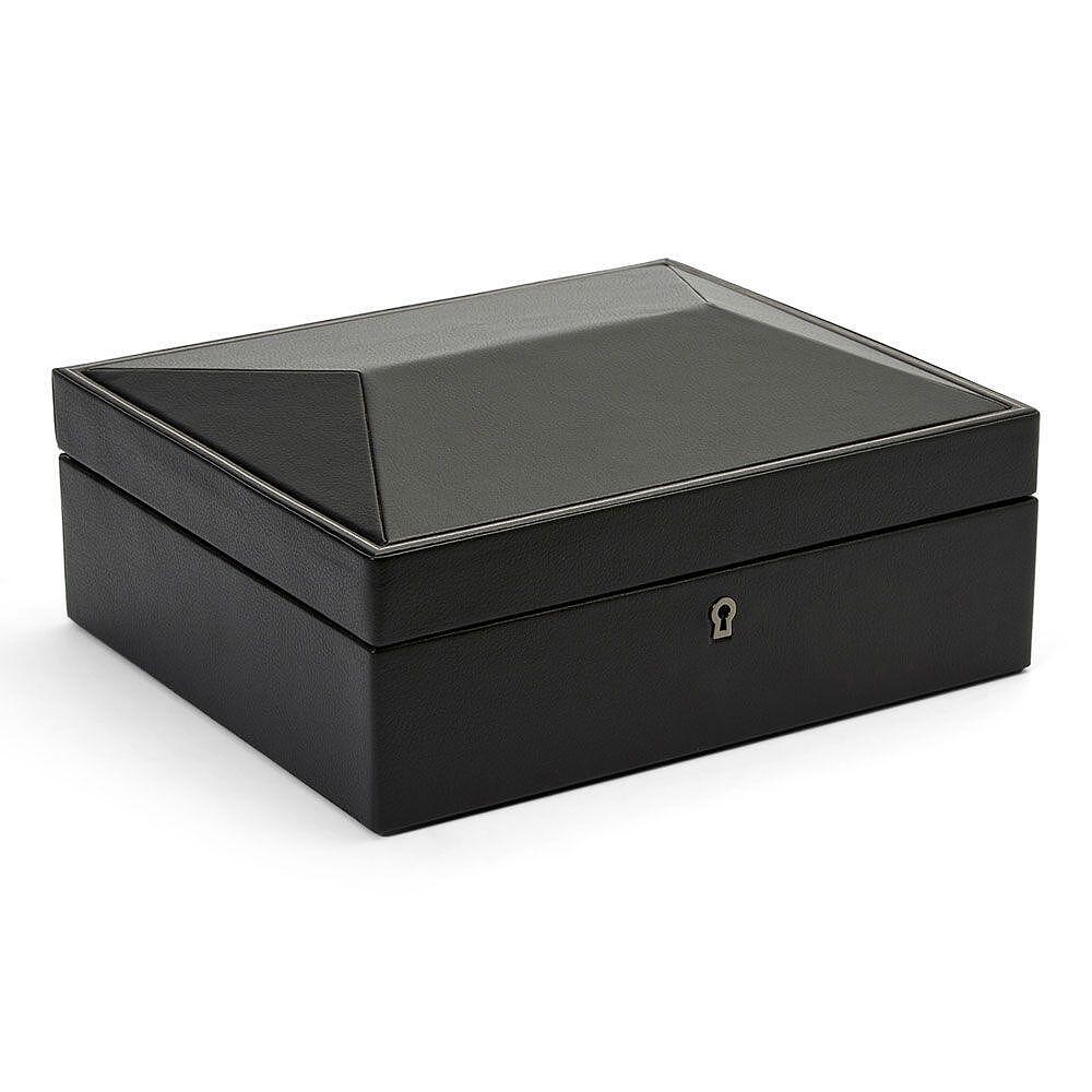 ЛУКСОЗНА КУТИЯ ЗА ЧАСОВНИЦИ 8БР WOLF WATCH BOX BRITISH RACING BLACK