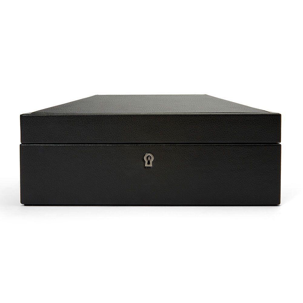 ЛУКСОЗНА КУТИЯ ЗА ЧАСОВНИЦИ 8БР WOLF WATCH BOX BRITISH RACING BLACK