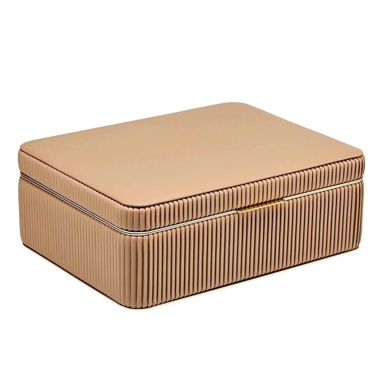 ЛУКСОЗНА КУТИЯ ЗА БИЖУТА ГОЛЯМА WOLF JEWELLLERY BOX BELLA MOCHA