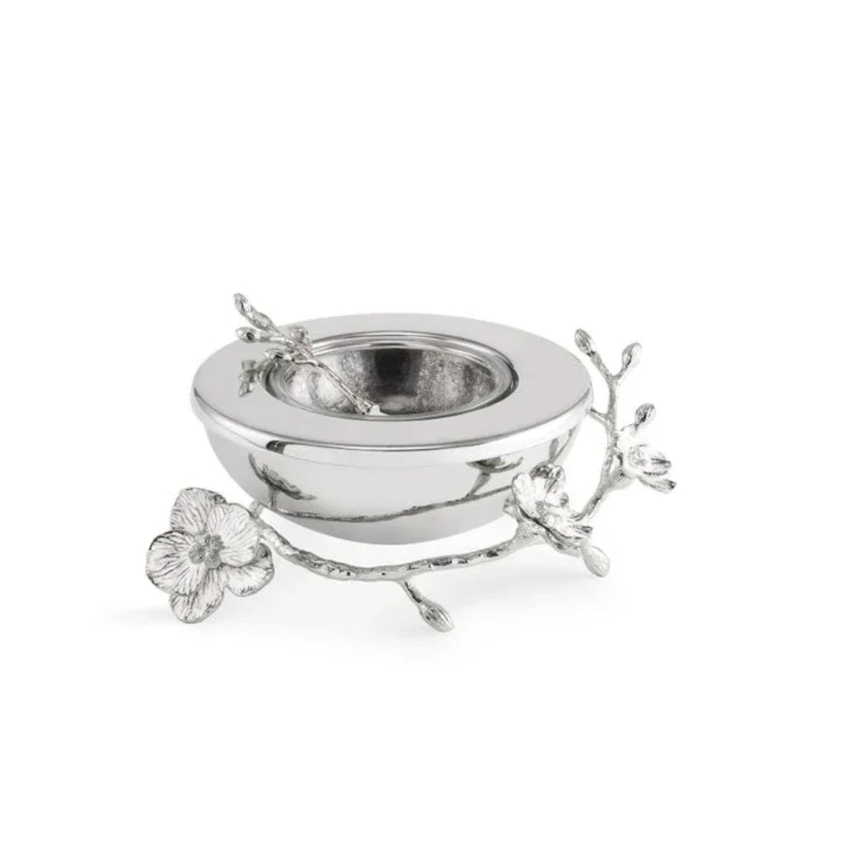 КУПА ЗА ХАЙВЕР С ЛЪЖИЧКА MICHAEL ARAM SILVER ORCHID 21Х19 СМ