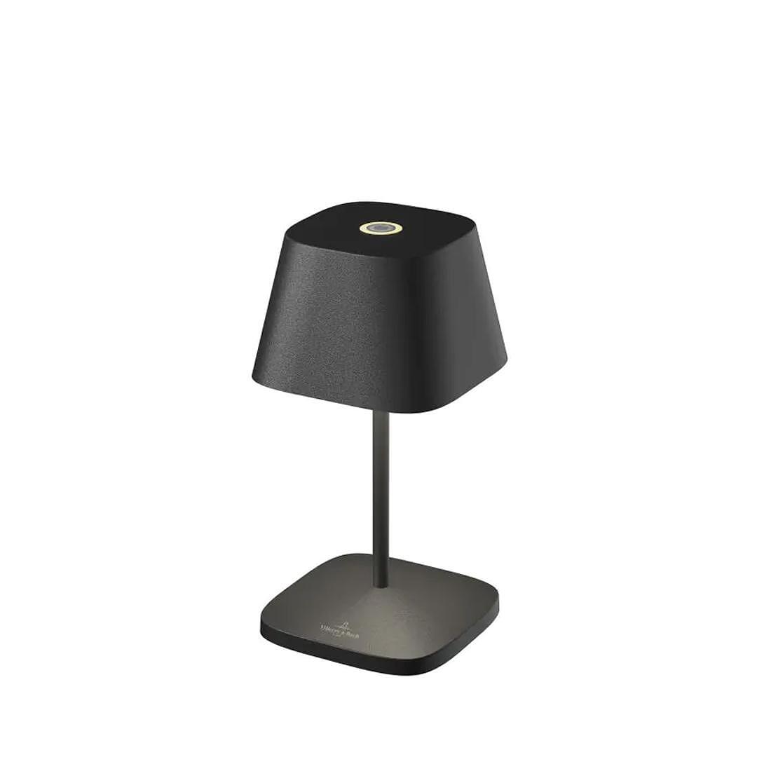 ЛЕД ЛАМПА ЗА МАСА КВАДРАТНА VILLEROY&BOCH NEAPEL ЧЕРНА 20СМ