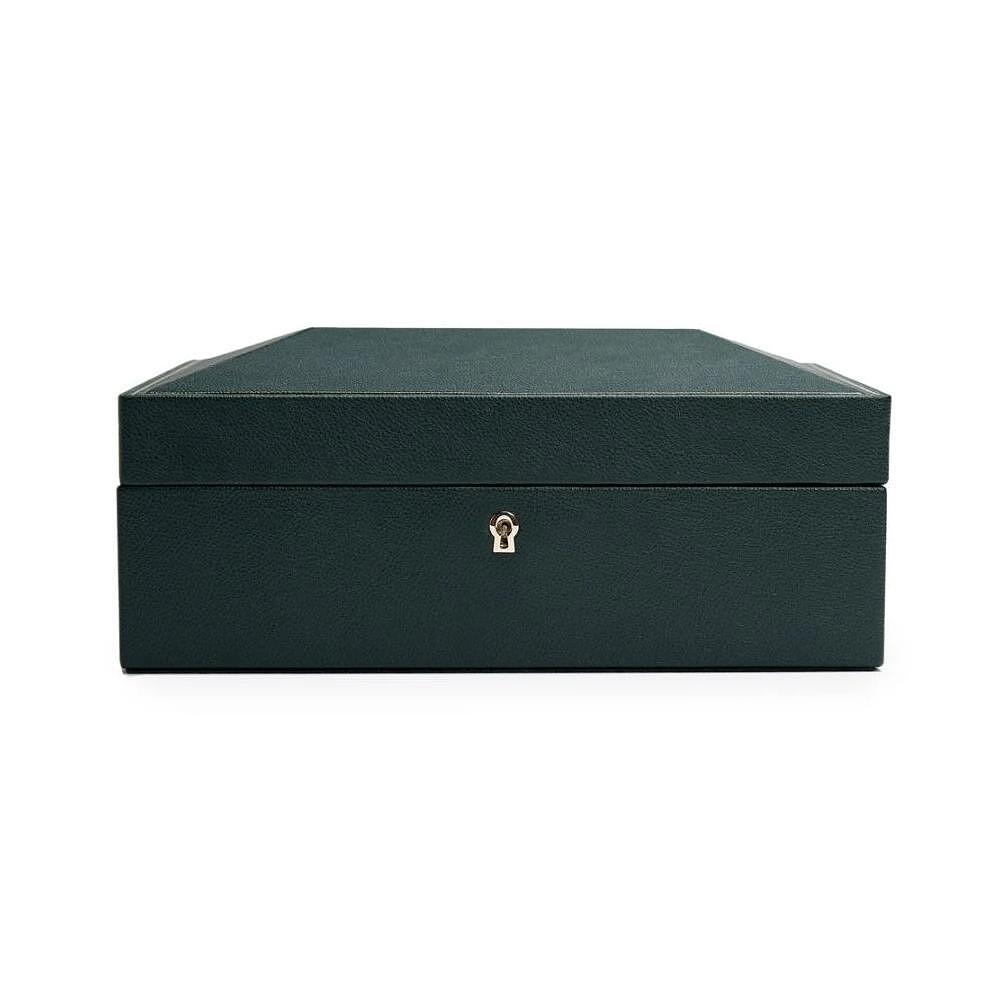 ЛУКСОЗНА КУТИЯ ЗА ЧАСОВНИЦИ 8БР WOLF WATCH BOX BRITISH RACING GREEN