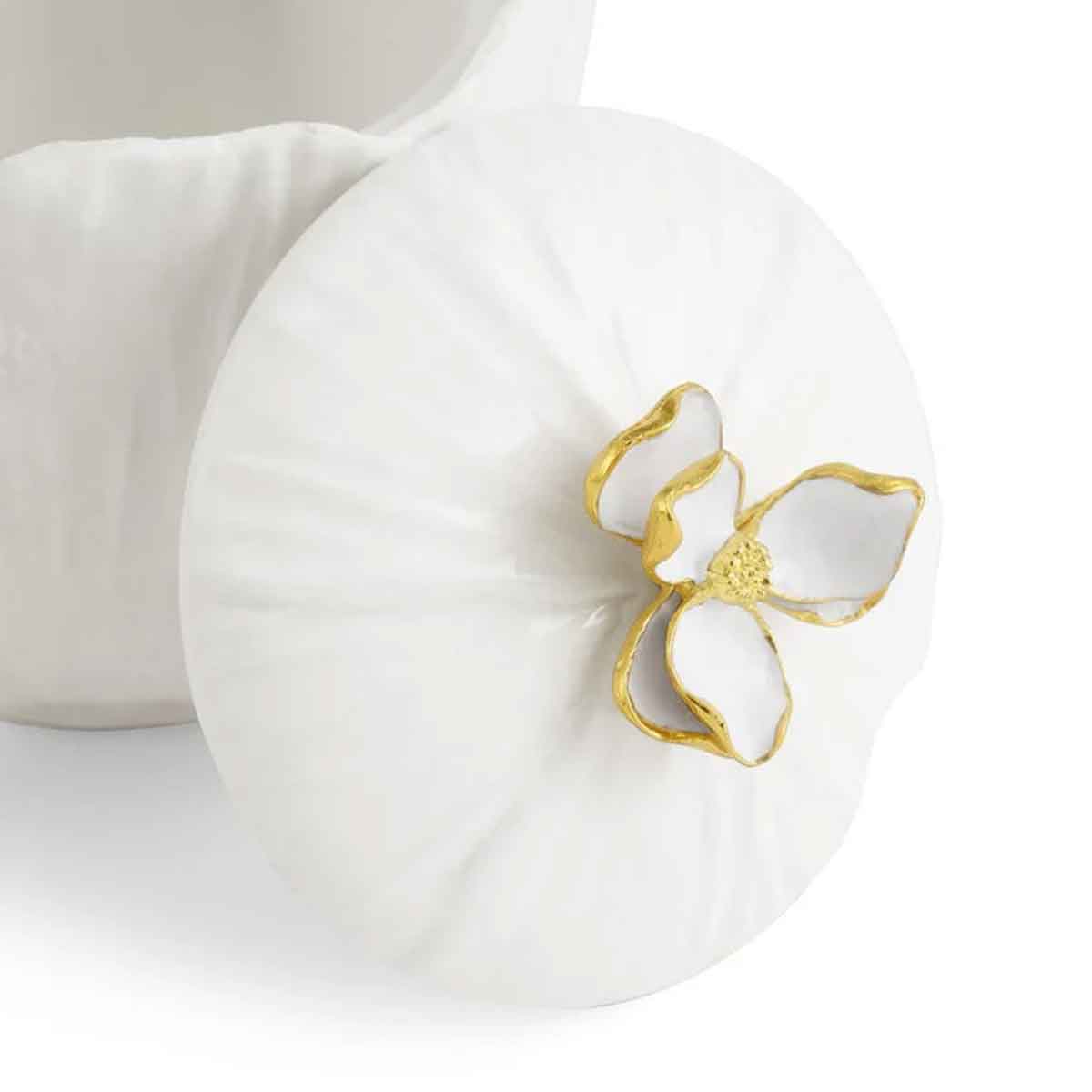 ЗАХАРНИЦА С ЛЪЖИЧКА MICHAEL ARAM GARDENIA 9X7,6 СМ