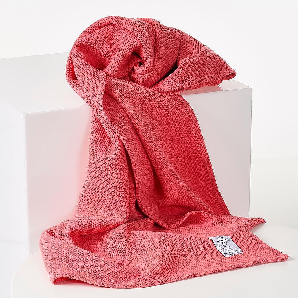 ОДЕЯЛО WHITE BOUTIQUE MALAGA COTTON 130/200 C 167 CORAL