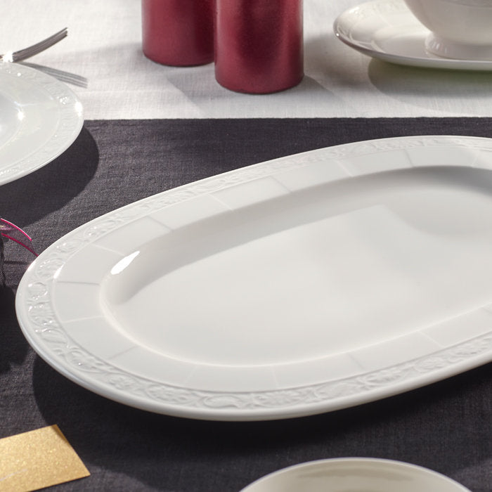 ОВАЛНО ПЛАТО 41 СМ VILLEROY & BOCH, WHITE PEARL OVAL