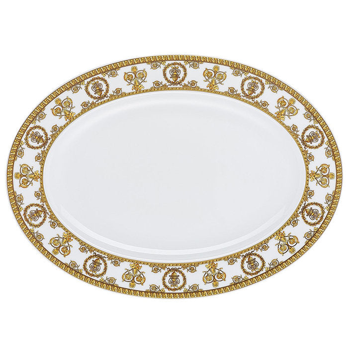 плато Versace Baroque Bianco Platter 34