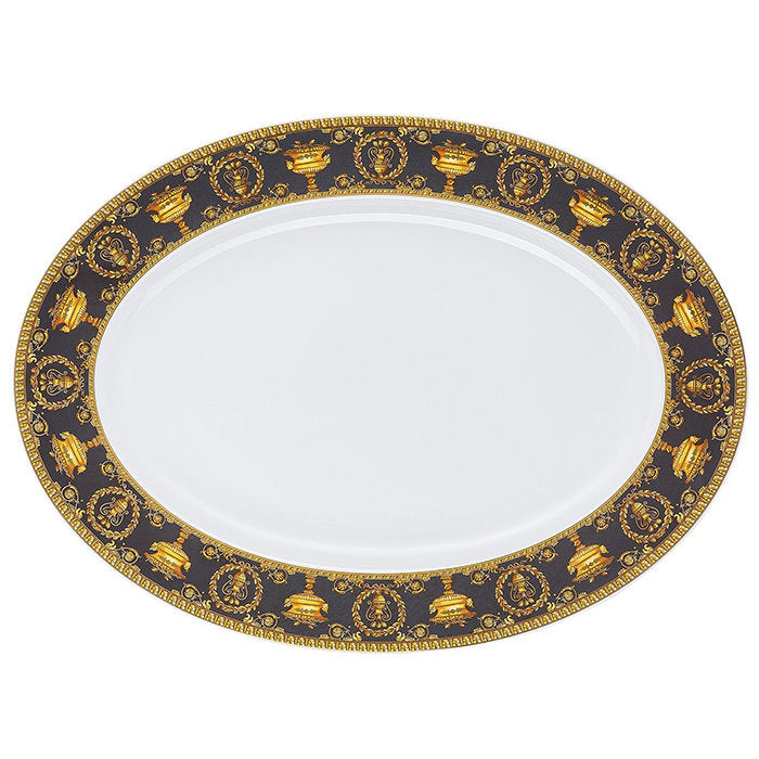 плато Versace Baroque Nero Platter 40