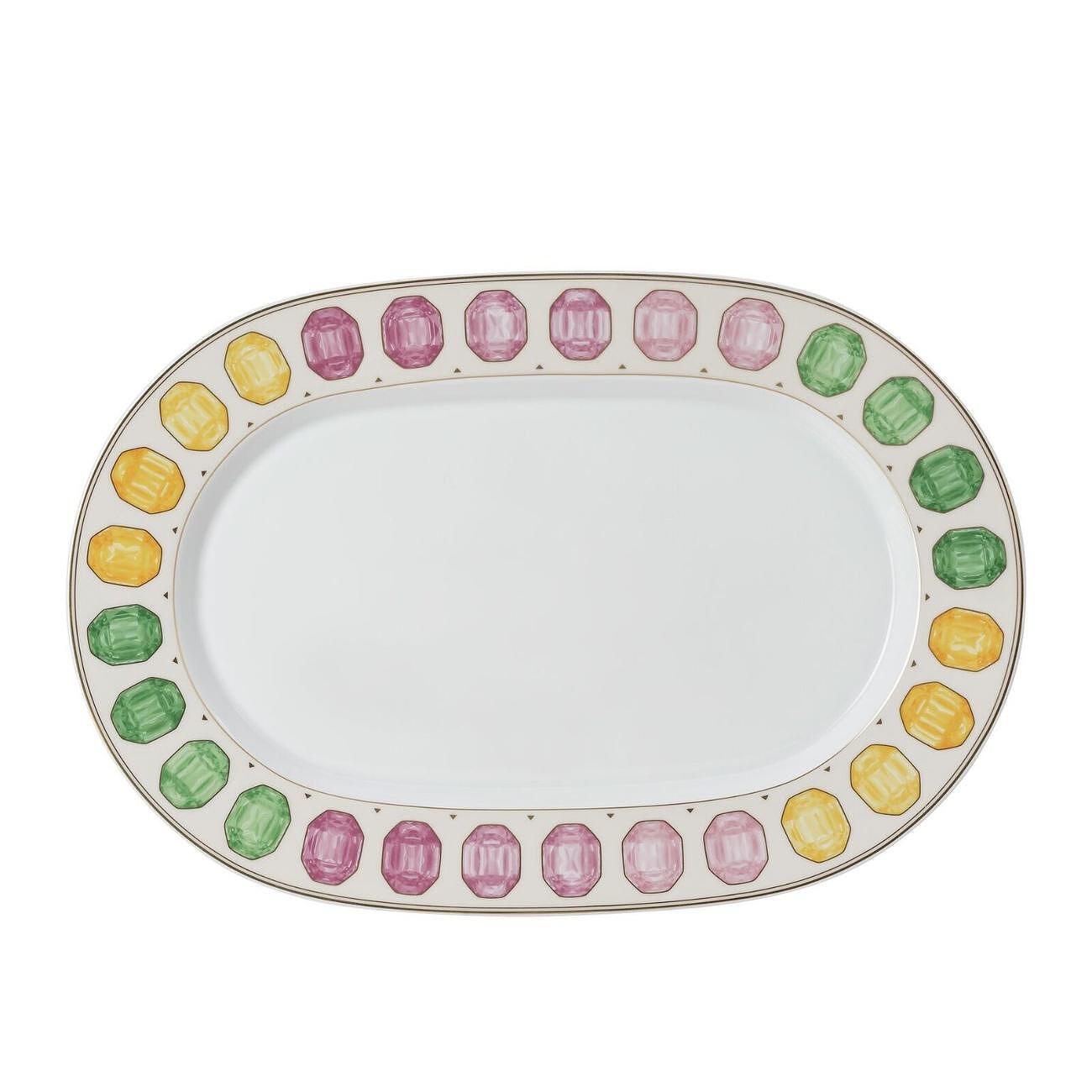 ПЛАТО 40СМ ROSENTHAL SWAROVSKI IDYLLIA MARSHMALLOW