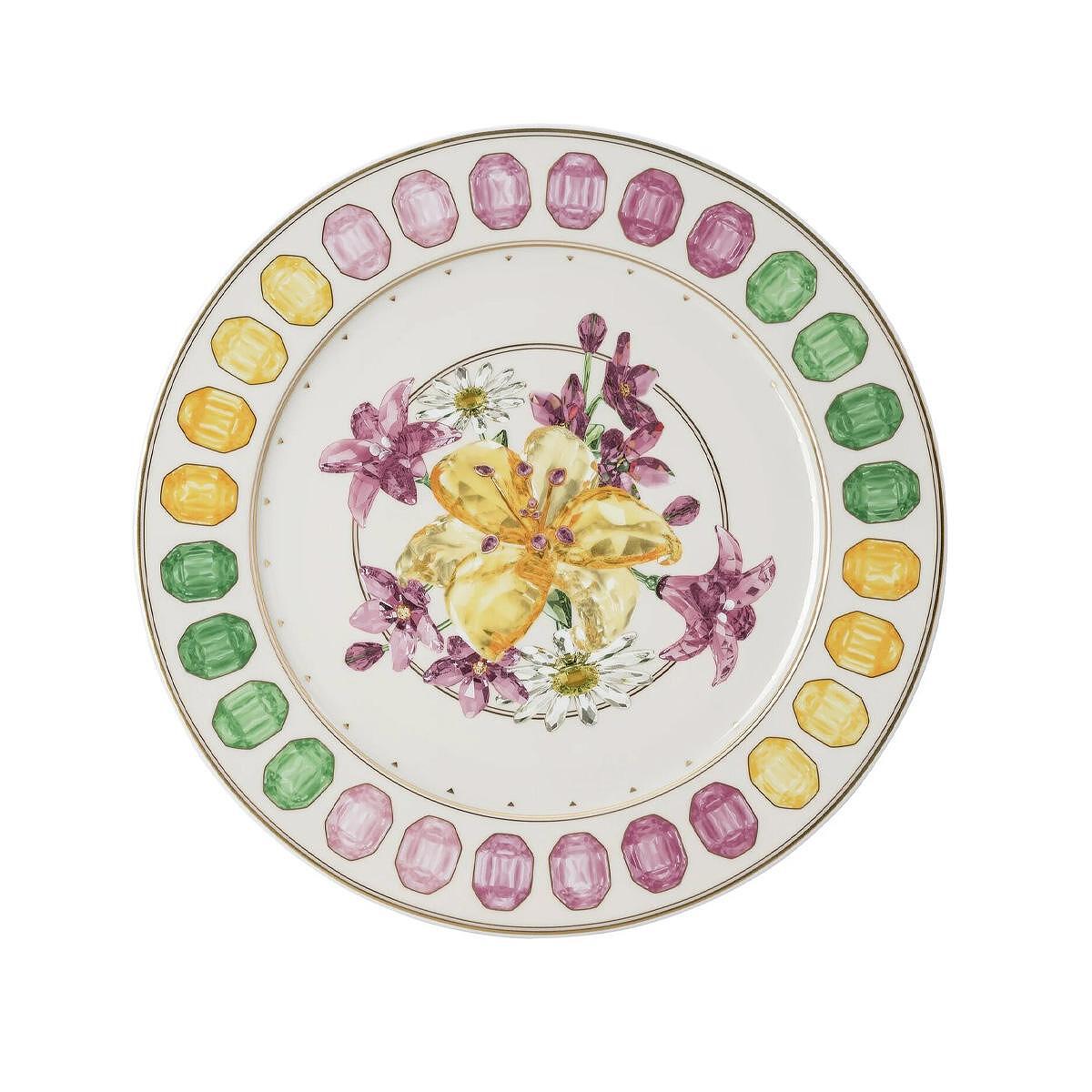 ПОДЛОЖНА ЧИНИЯ 33СМ ROSENTHAL SWAROVSKI IDYLLIA BOUQUET