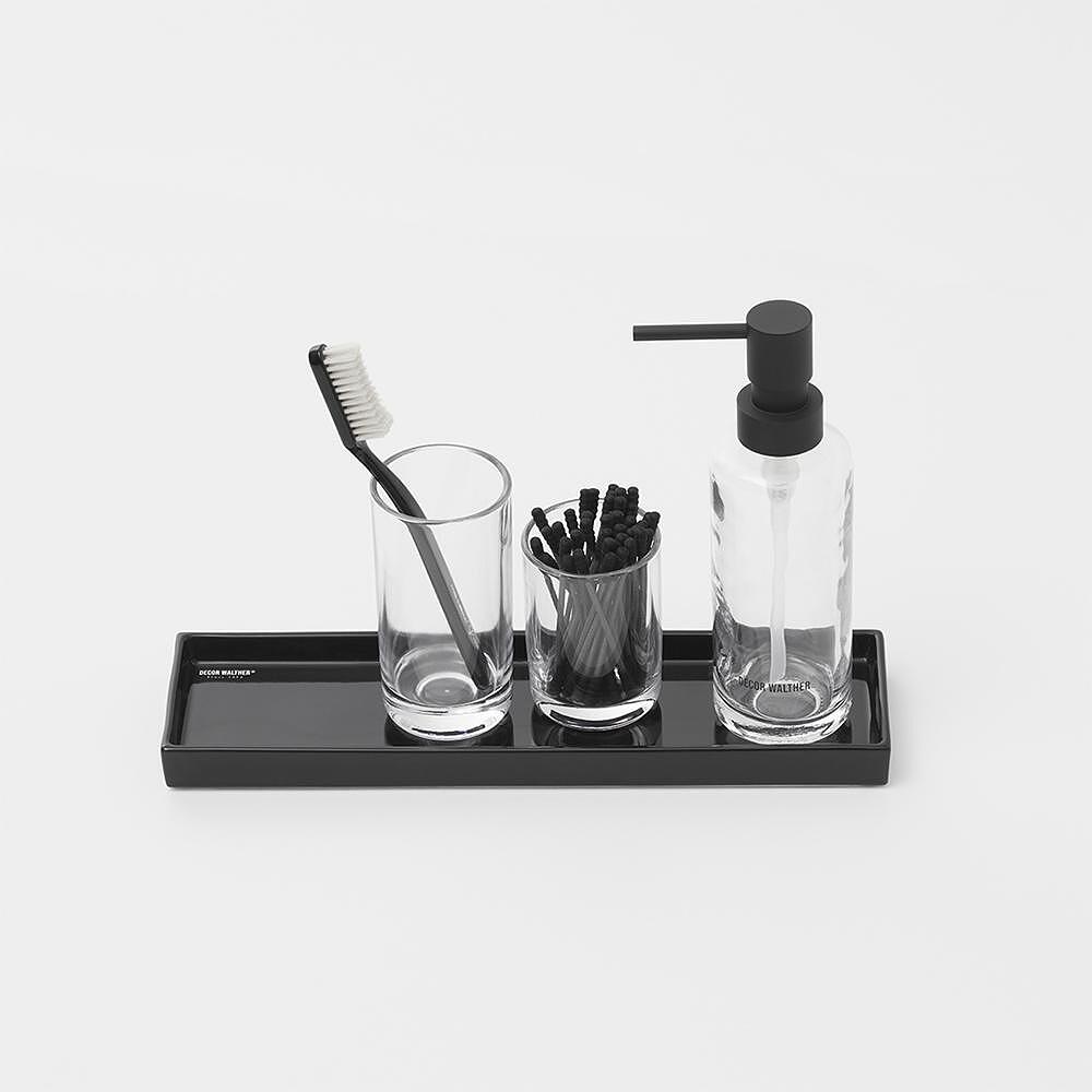 КОМПЛЕКТ АКСЕСОАРИ ЗА БАНЯ DECOR WALTHER POP UP GLASS SET 3 ЧАСТИ ПРОЗРАЧЕН