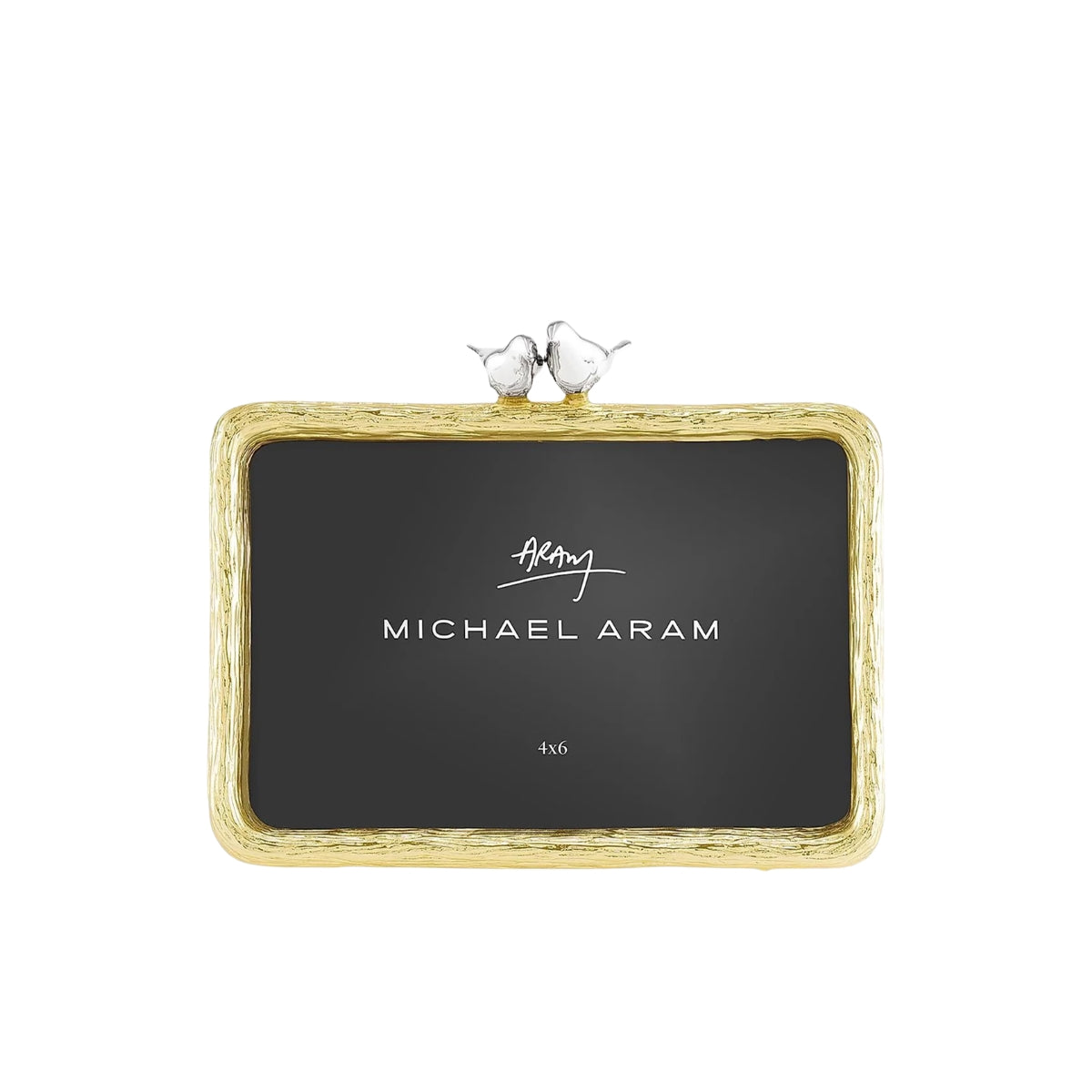 РАМКА ЗА СНИМКА MICHAEL ARAM LOVEBIRDS SILVER/GOLD 20/25 СМ