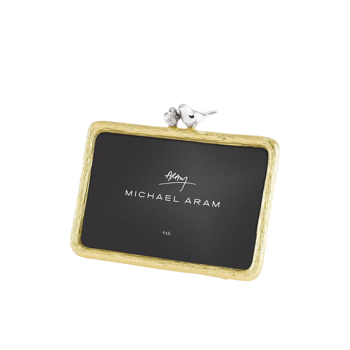 РАМКА ЗА СНИМКА MICHAEL ARAM LOVEBIRDS SILVER/GOLD 20/25 СМ