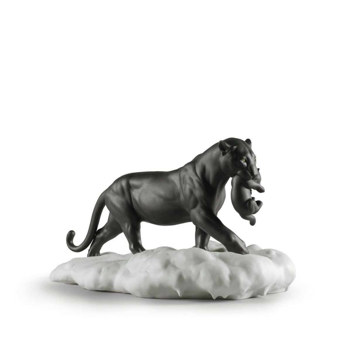 ДЕКОРАТИВНА ФИГУРА LLADRO BLACK PANTHER WITH CUB 25X48
