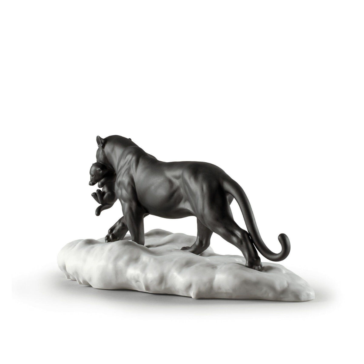 ДЕКОРАТИВНА ФИГУРА LLADRO BLACK PANTHER WITH CUB 25X48
