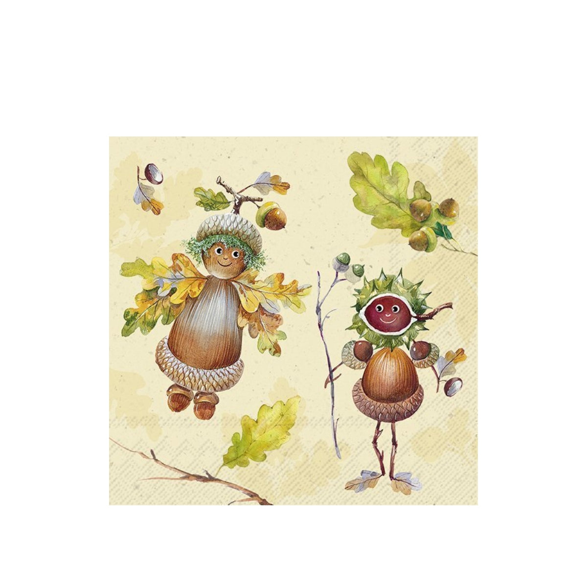 САЛФЕТКИ HELLO FALL CREAM