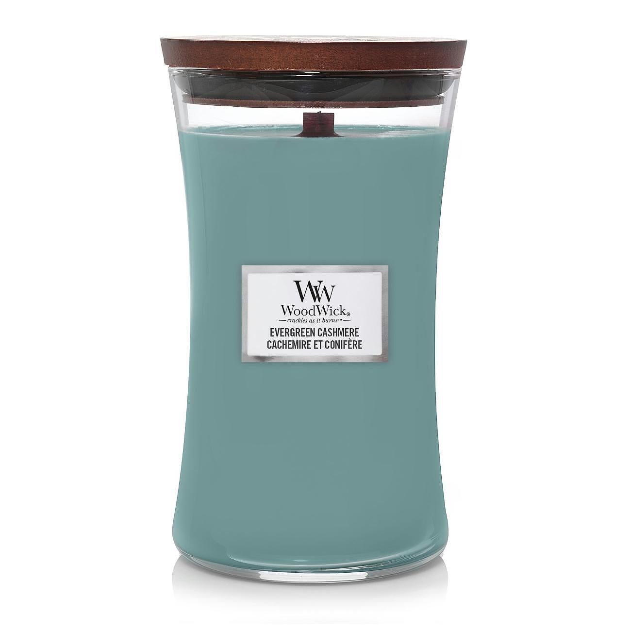 СВЕЩ WOOD WICK EVERGREEN CASHMERE
