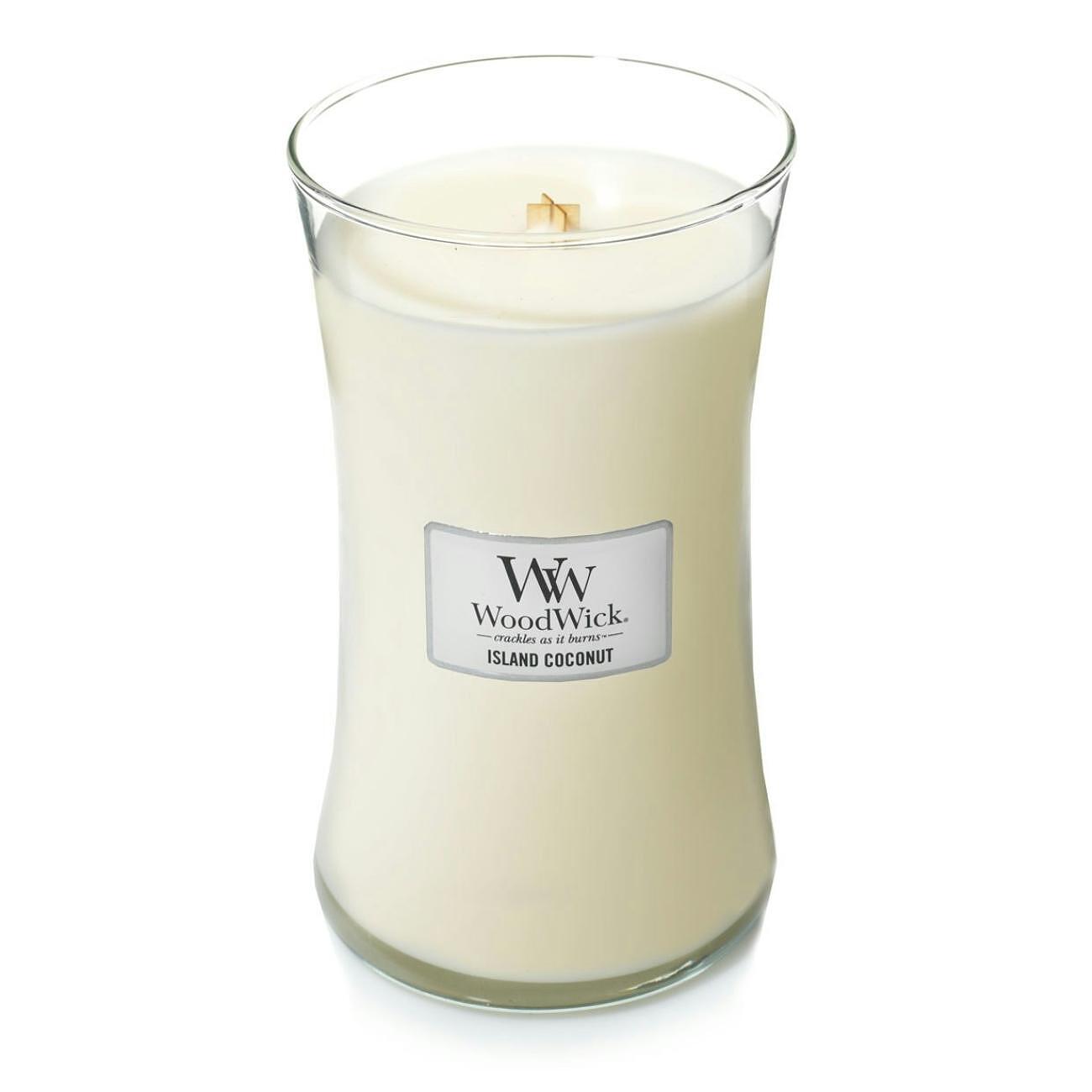 СВЕЩ WOOD WICK ISLAND COCONUT