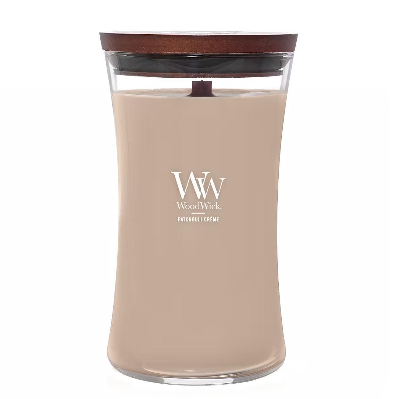 СВЕЩ WOOD WICK PATCHOULI CREME