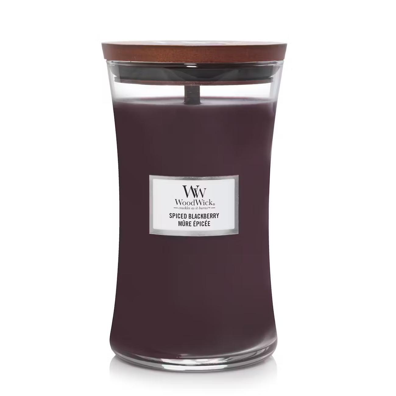 СВЕЩ WOOD WICK SPICED BLACKBERRY