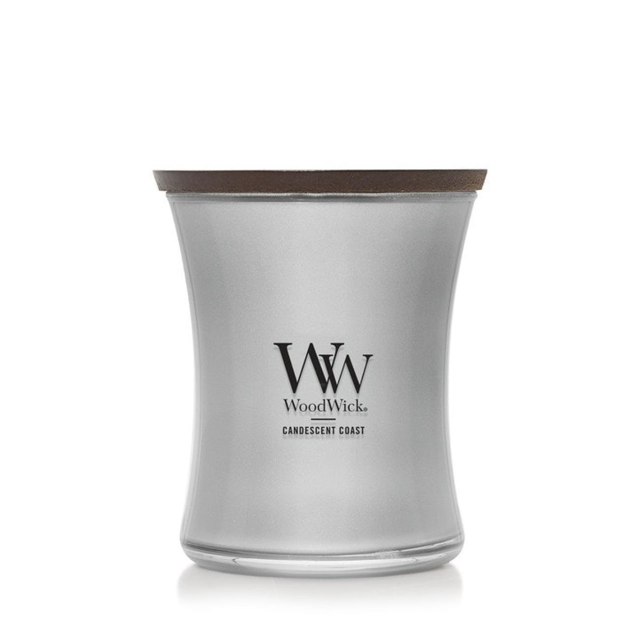 СВЕЩ WOOD WICK MEDIUM JAR SPC CANDESCENT COAST