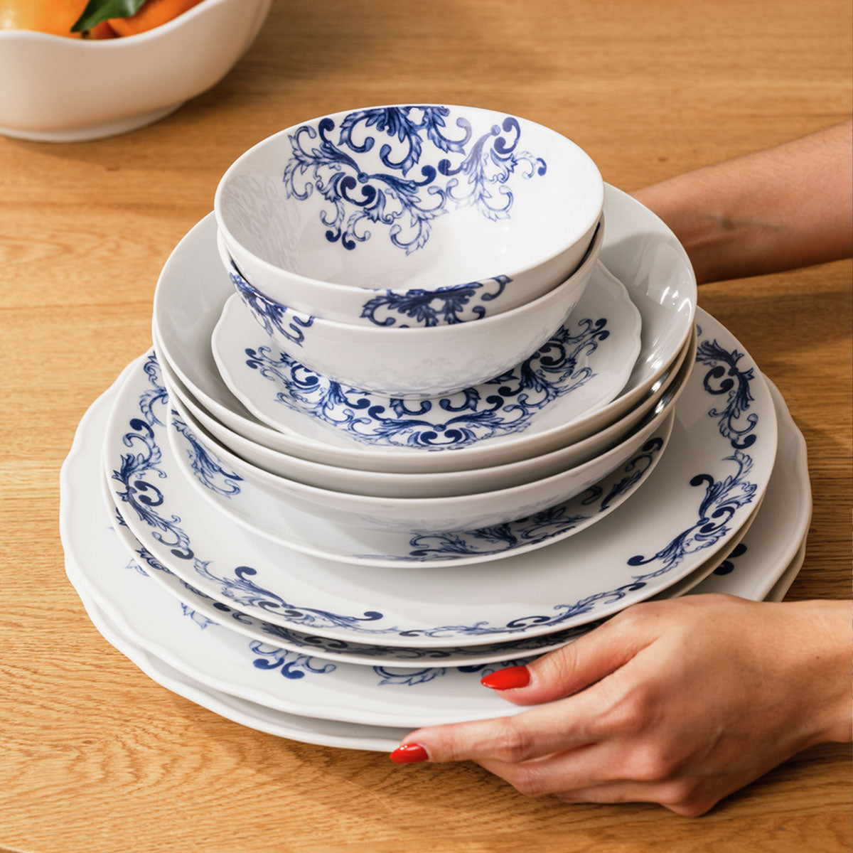 ОВАЛНО ПЛАТО 35 СМ ROSENTHAL TRUE BLUE