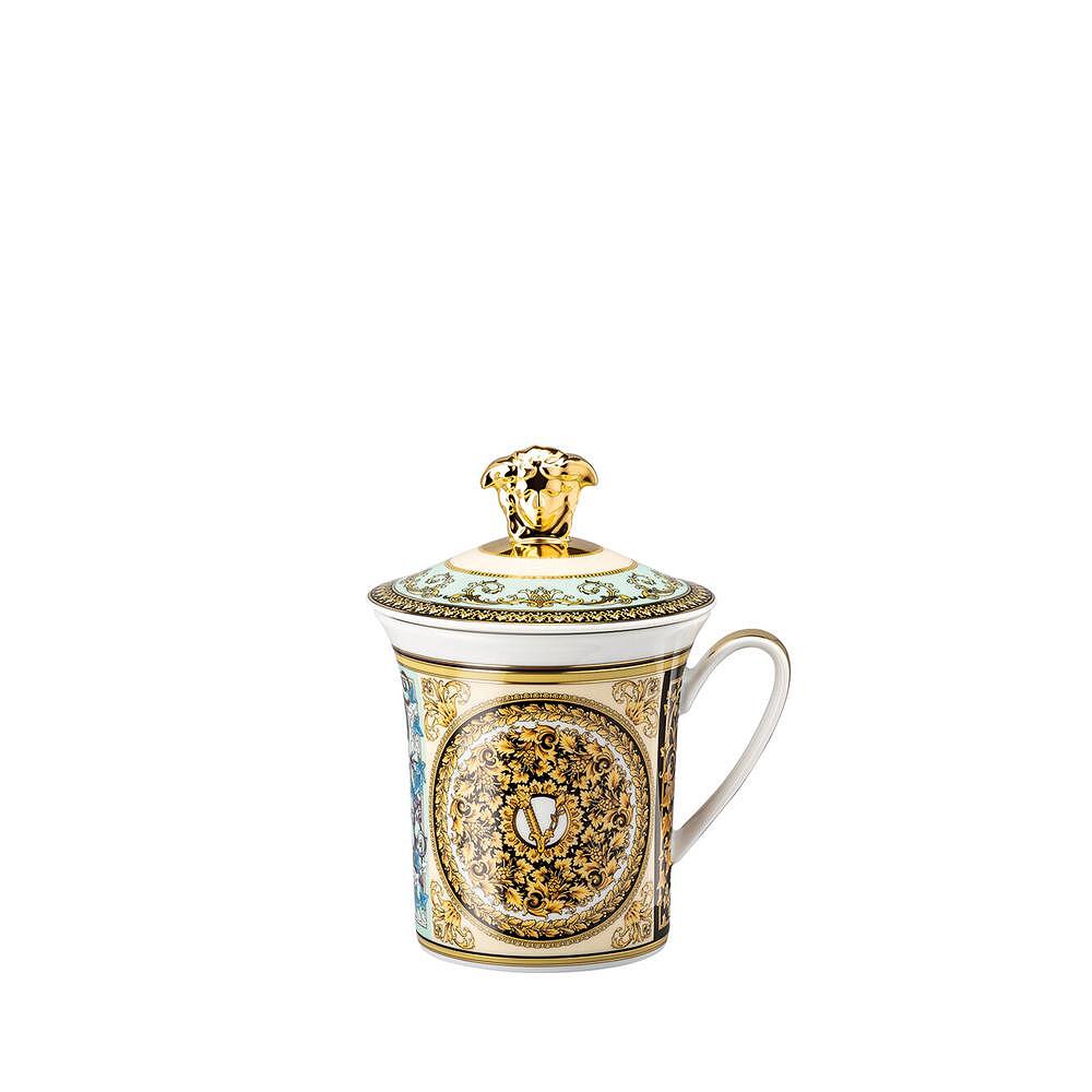 ЮБИЛЕЙНА ЧАША VERSACE MUG WITH LID 30 YEARS BAROCCO MOSA