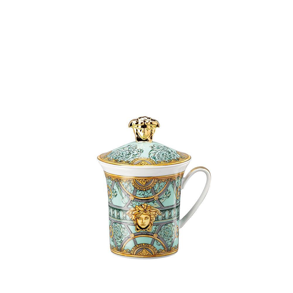 ЮБИЛЕЙНА ЧАША VERSACE MUG WITH LID 30 YEARS SCALA PALAZZ