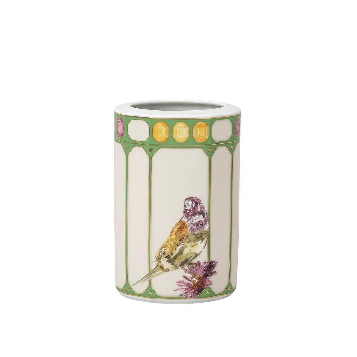 ВАЗА 15 СМ ROSENTHAL SWAROVSKI IDYLLIA MARSHMALLOW