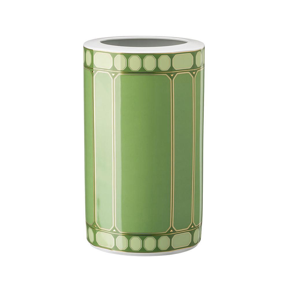 ВАЗА 27СМ SIGNUM ROSENTHAL SWAROVSKI ЗЕЛЕН