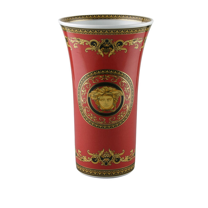 ваза Versace Medusa Vase red 34 см