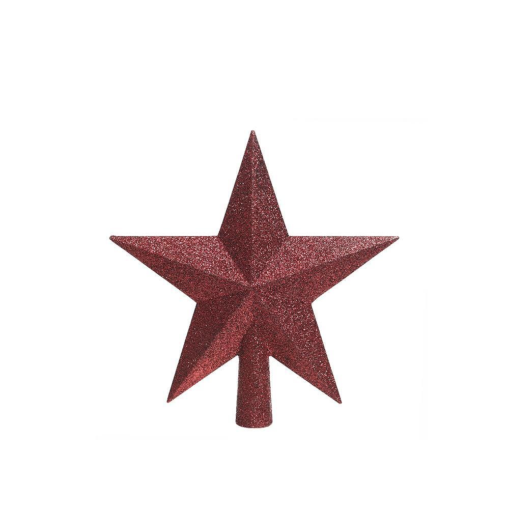 ВРЪХ ЗА ЕЛХА ТЪМ ЧЕРВЕНА ЗВЕЗДА TREE TOPPER 19СМ