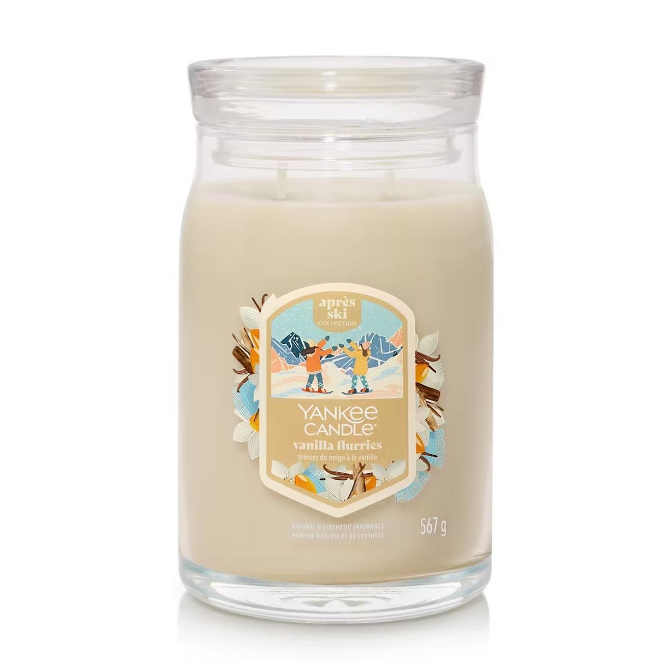 СВЕЩ YANKEE CANDLE SIGNATURE VANILLA FLURRIES