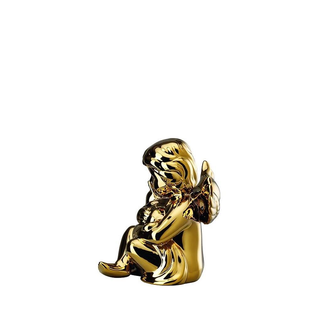 ЗЛАТЕН АНГЕЛ С КОТЕ 10.5 CM ROSENTHAL