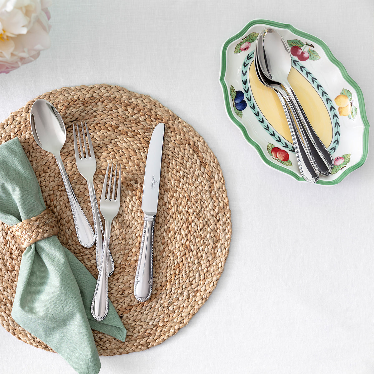 ЧИНИЯ ОВАЛ ЗА РАЗЯДКА VILLEROY&BOCH FRENCH GARDEN FLEURENCE