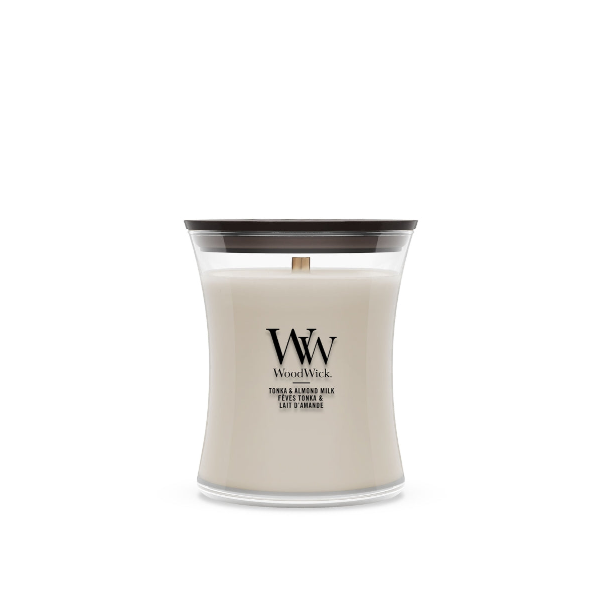 СВЕЩ WOOD WICK TONKA&ALMOND MILK