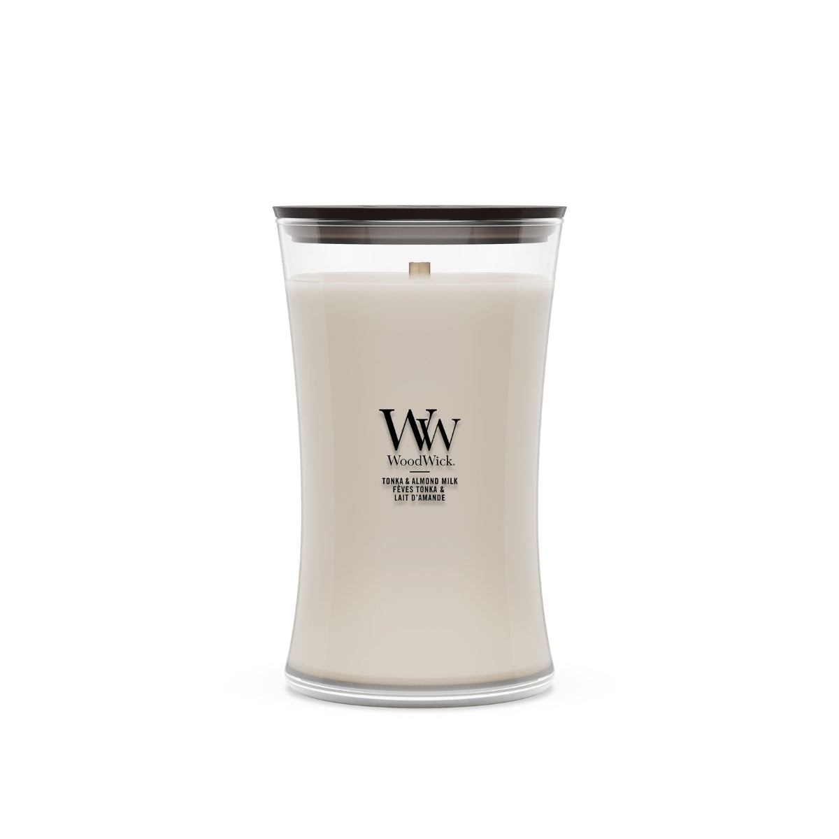 СВЕЩ WOOD WICK TONKA&ALMOND MILK