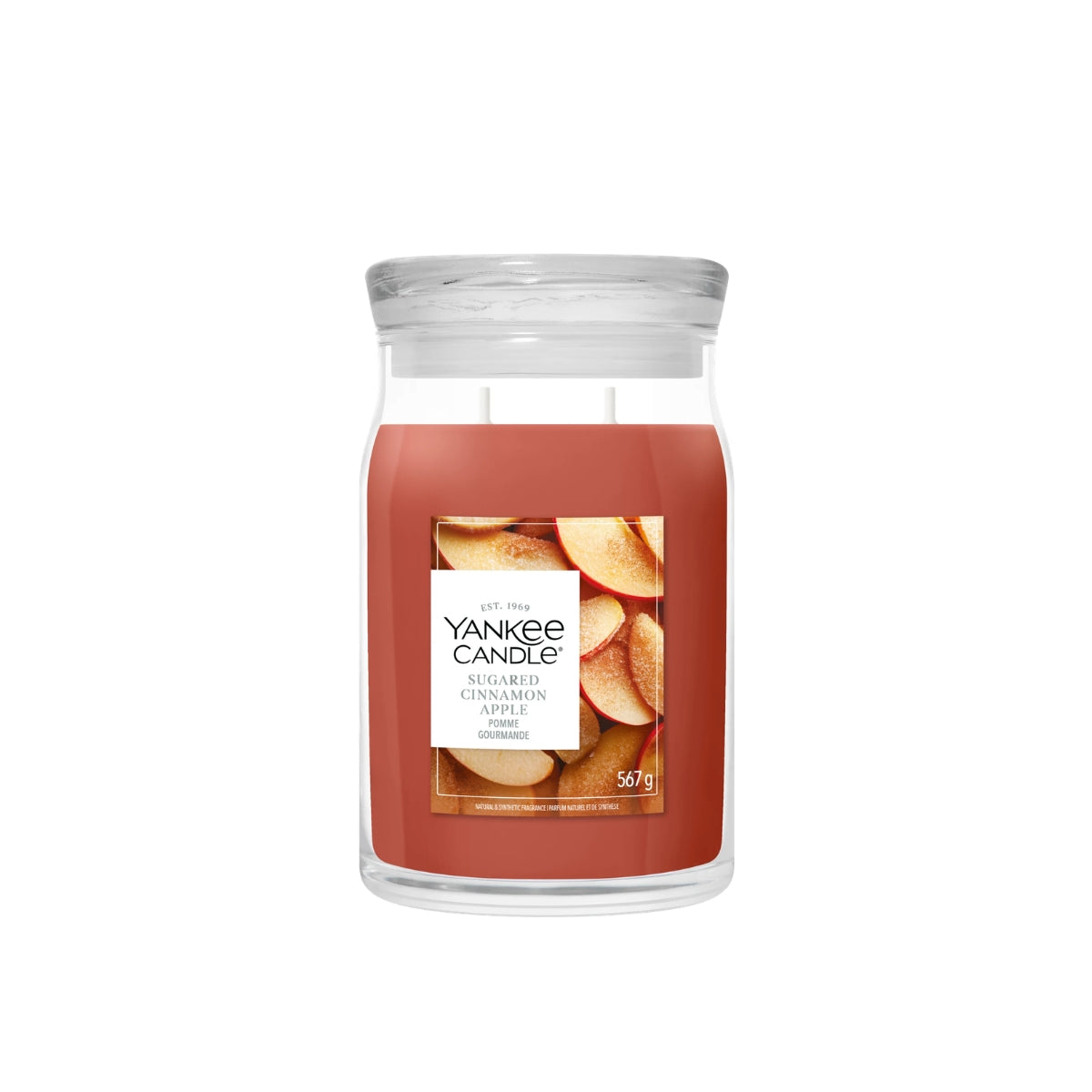 СВЕЩ YANKEE CANDLE SIGNATURE SUGARED CINNAMON APPLE