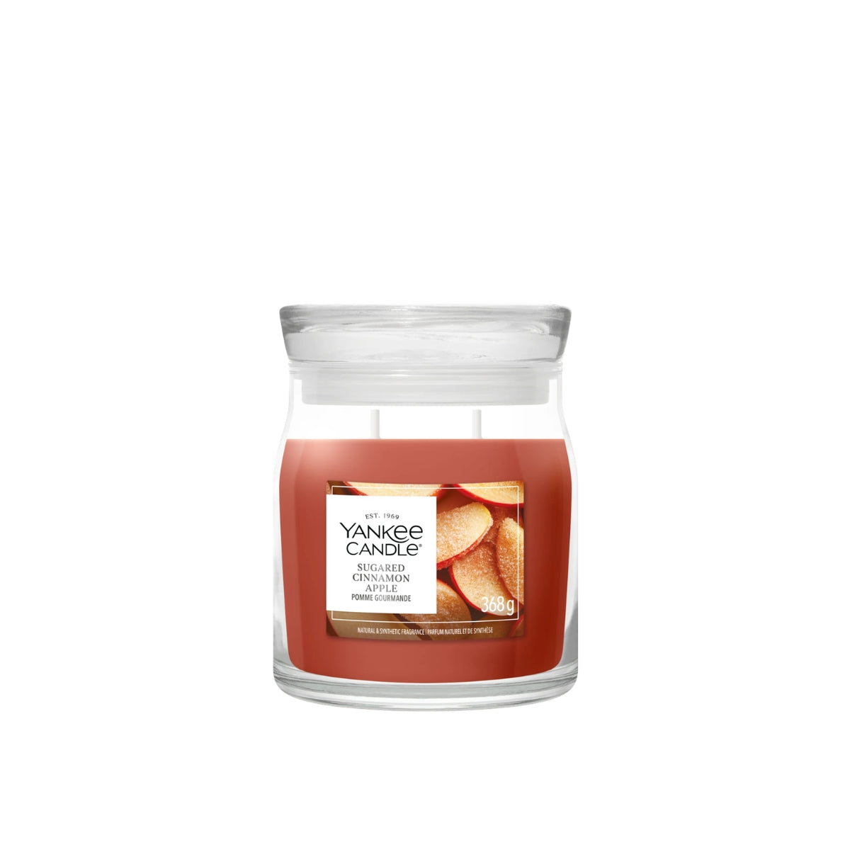 СВЕЩ YANKEE CANDLE SIGNATURE SUGARED CINNAMON APPLE